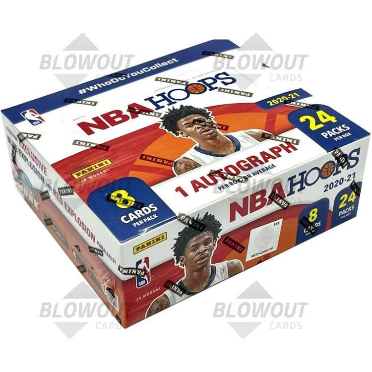 2020/21 Panini NBA Hoops Basketball Retail Box