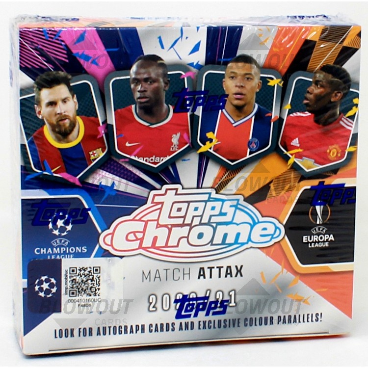 Box/デッキ/パック Topps Chrome Match Attax 2020/2021 box 2020/21 Topps CHROME Match Attax Champions League UEFA