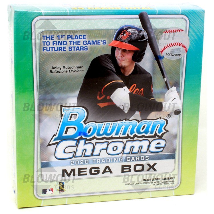 2020 Bowman Chrome Baseball Mega Box