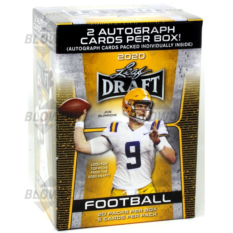 2020 Leaf Draft Football Blaster Box