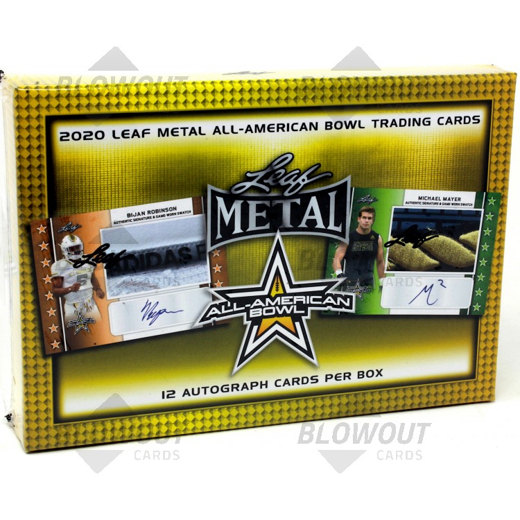 2020 Leaf Metal All-American Bowl Football Hobby Box 