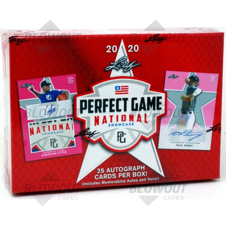 2020 Leaf Perfect Game National Showcase Baseball Box