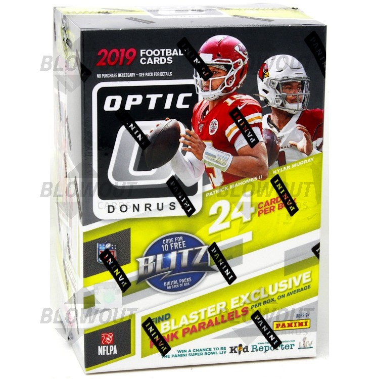 2019 Panini Donruss Optic Football Blaster Box