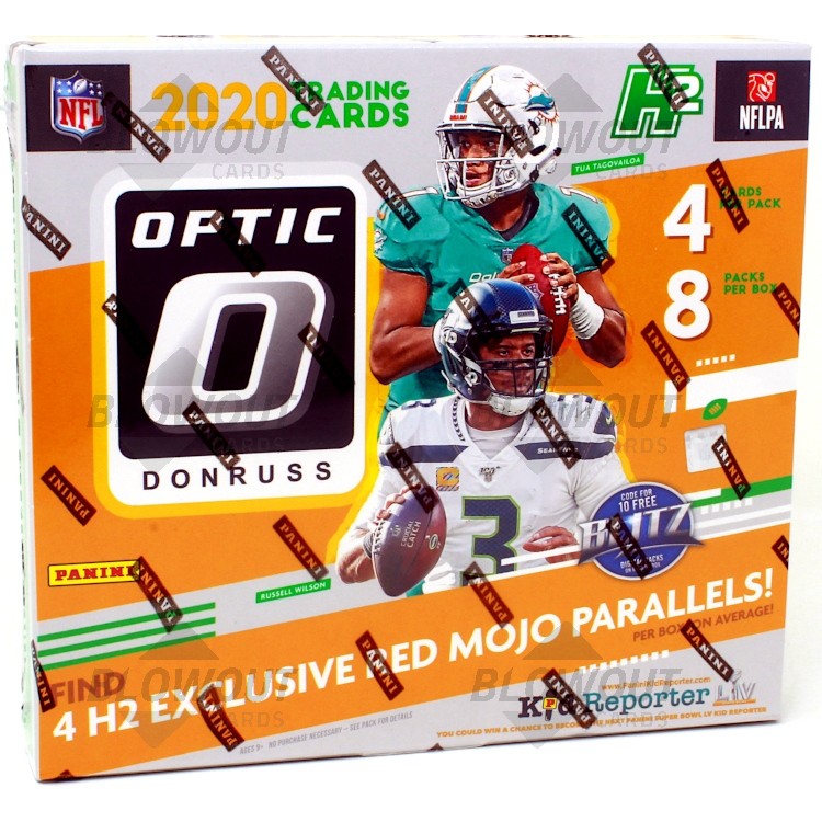 2020 Panini Donruss Optic Football Hobby Hybrid Box