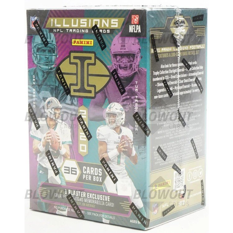 photo 2020 Panini Illusions Football Fat Pack 2020 panini illusions football blaster box