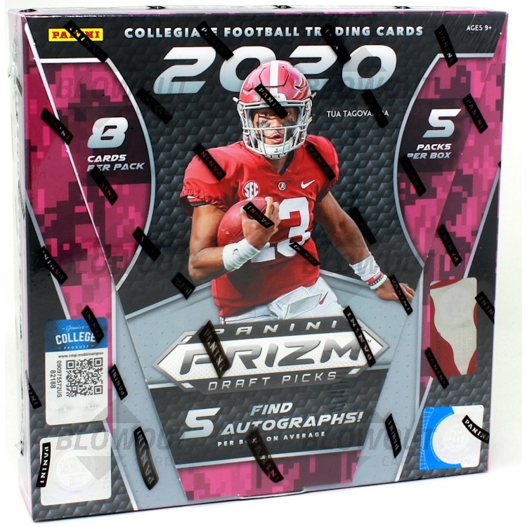 2020 Panini Prizm Collegiate Draft Picks Football Hobby Box