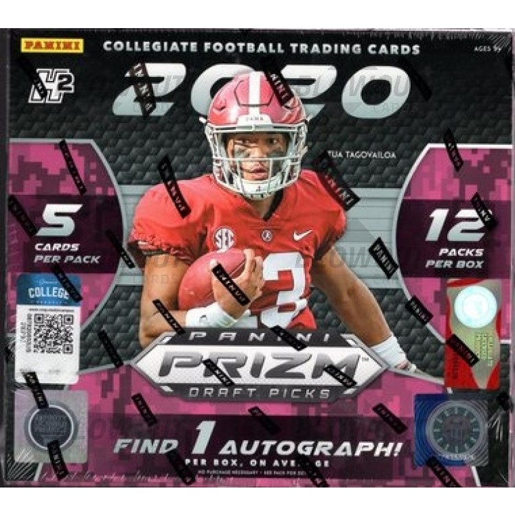 2020 Panini Prizm Collegiate Draft Picks Football Hobby ...
