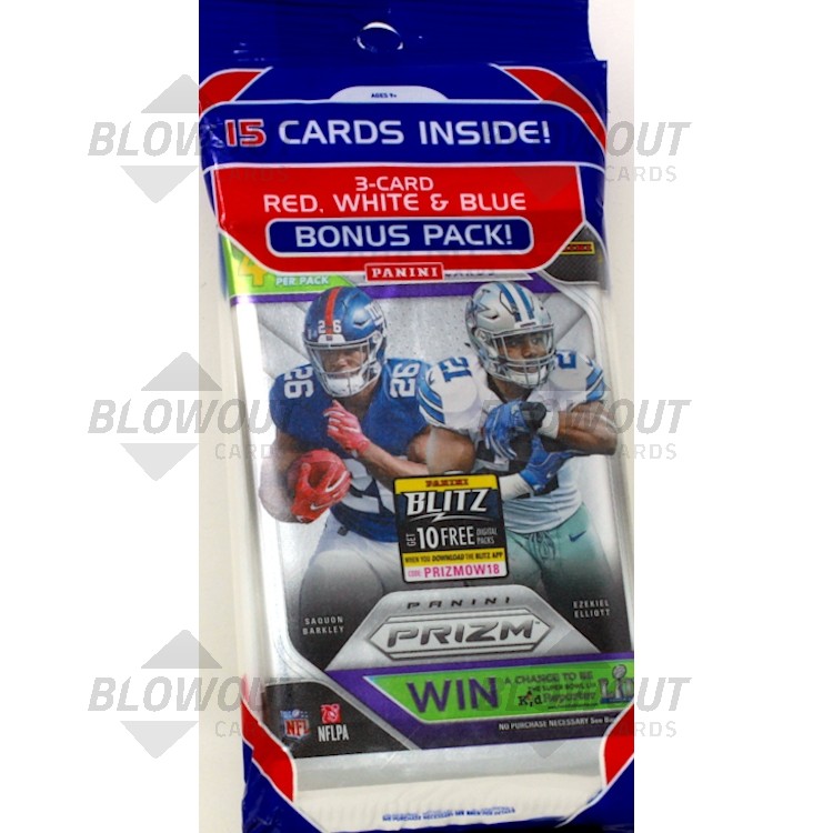 2018 Panini Prizm Football Super Value Rack Pack