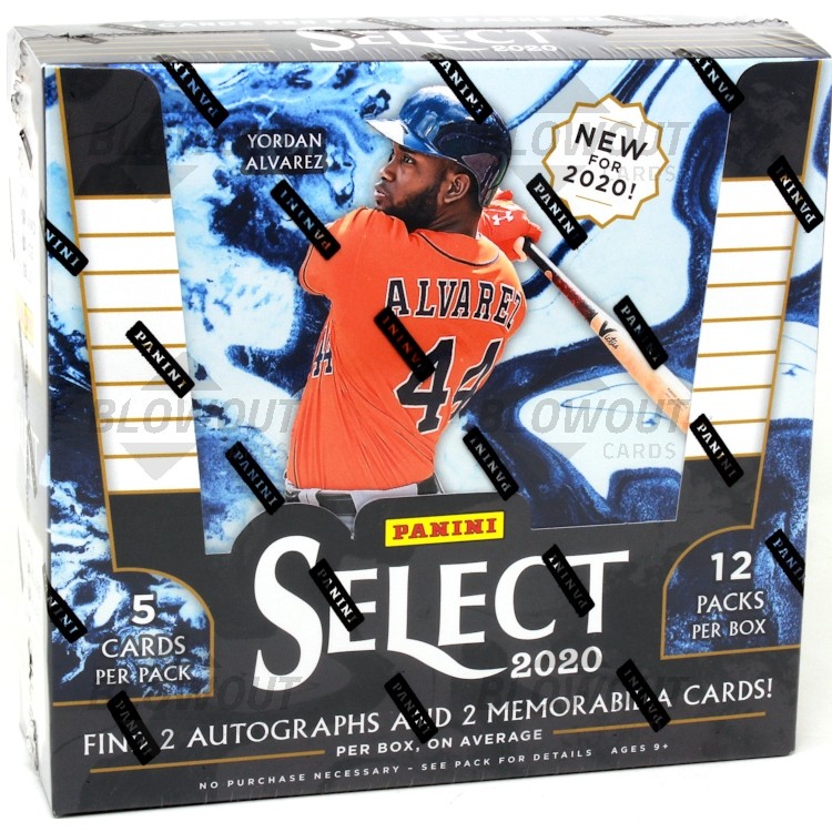 2020 Panini Select Baseball Hobby Box
