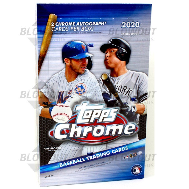 2020 Topps Chrome Baseball Hobby Box