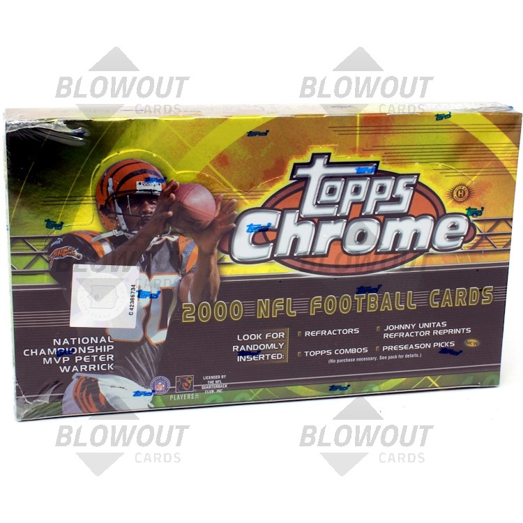 2000 Topps Chrome Football Hobby Box