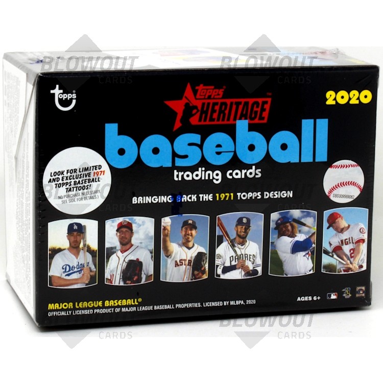 2020 Topps Heritage Baseball Blaster Box