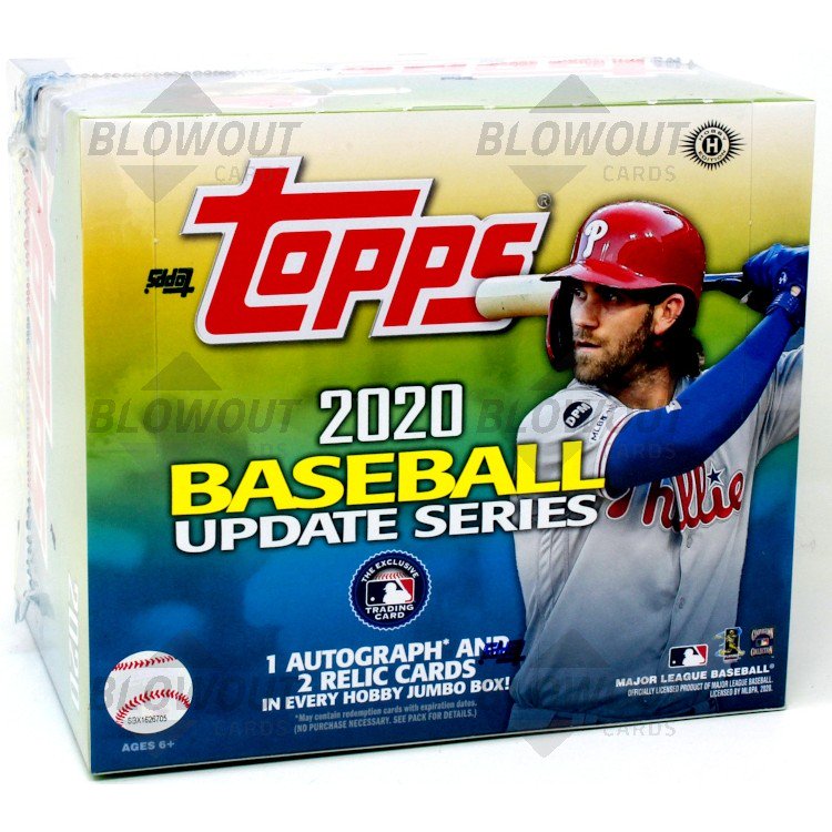 2020 Topps Update Series Baseball Jumbo Box