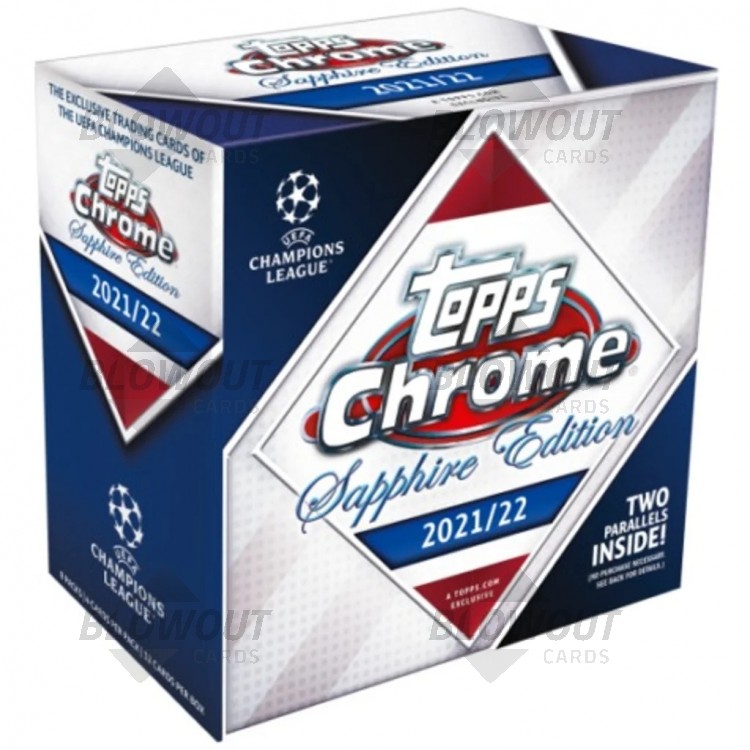 2021/22 Topps UEFA Champions League Chrome Soccer Sapphire