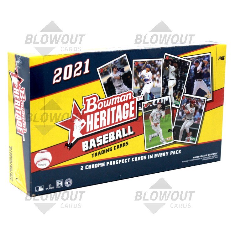 2021 Bowman Heritage Baseball Hobby Box