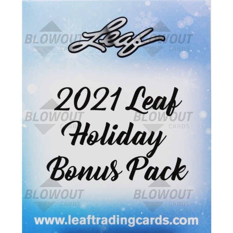 2021 Leaf Holiday Bonus Pack 10 Pack Lot