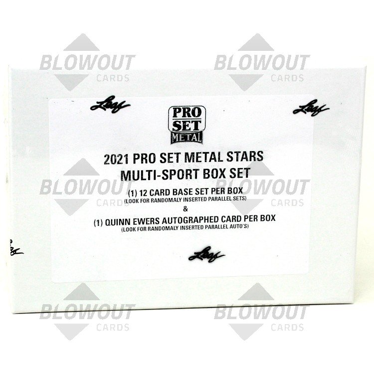 2021 Pro Set Sports Metal Stars MultiSport Box Set 10 Set Case