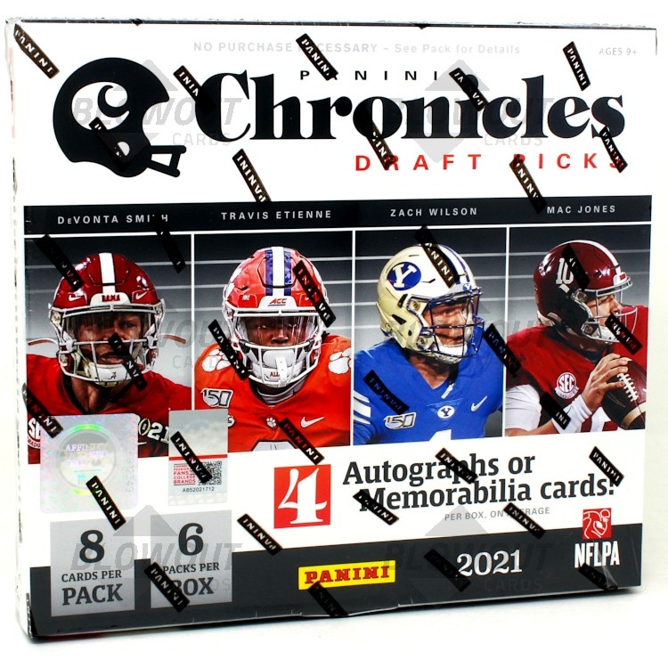 2021 Panini Chronicles Draft Picks Football Hobby Box