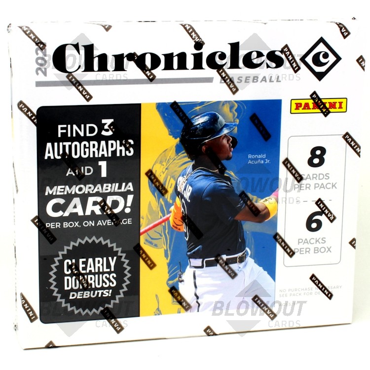 2021 Panini Chronicles Baseball Hobby Box