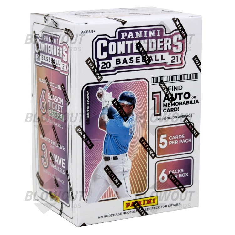 2021 Panini Contenders Baseball Blaster Box