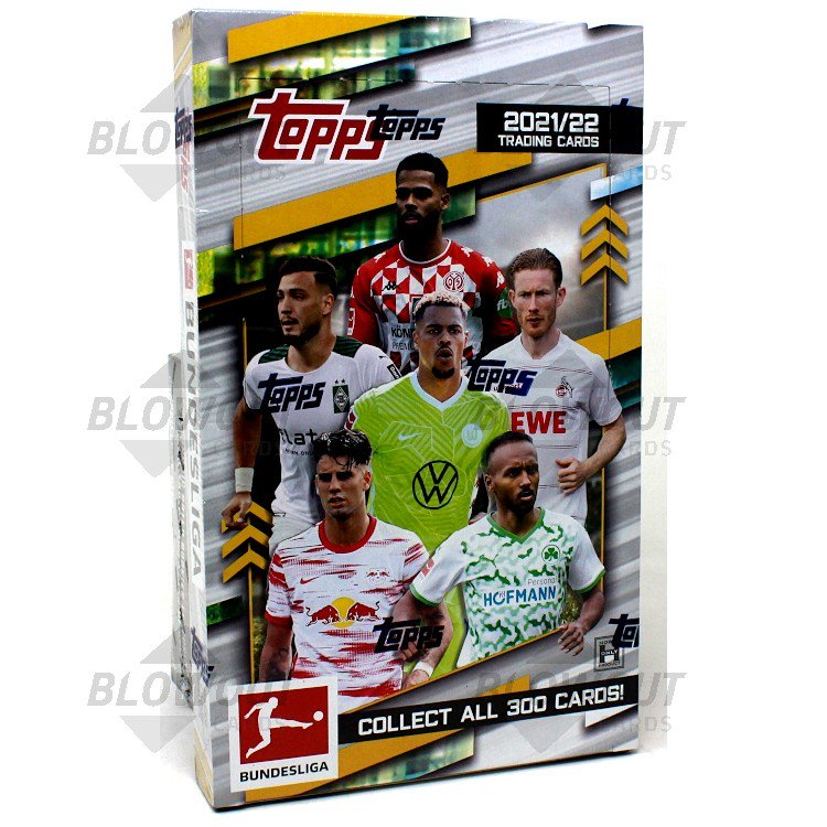 新品未開封 Topps Bundesliga Soccer 2BOX ボックス 2021/22 Topps Bundesliga Soccer Hobby Box