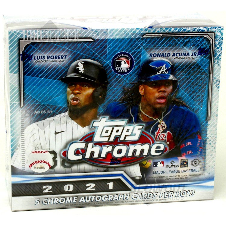 2021 Topps Chrome Baseball Jumbo HTA Box