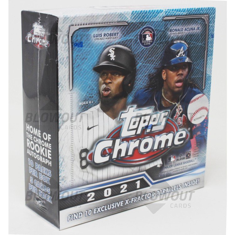 2021 Topps Chrome Baseball Mega Box