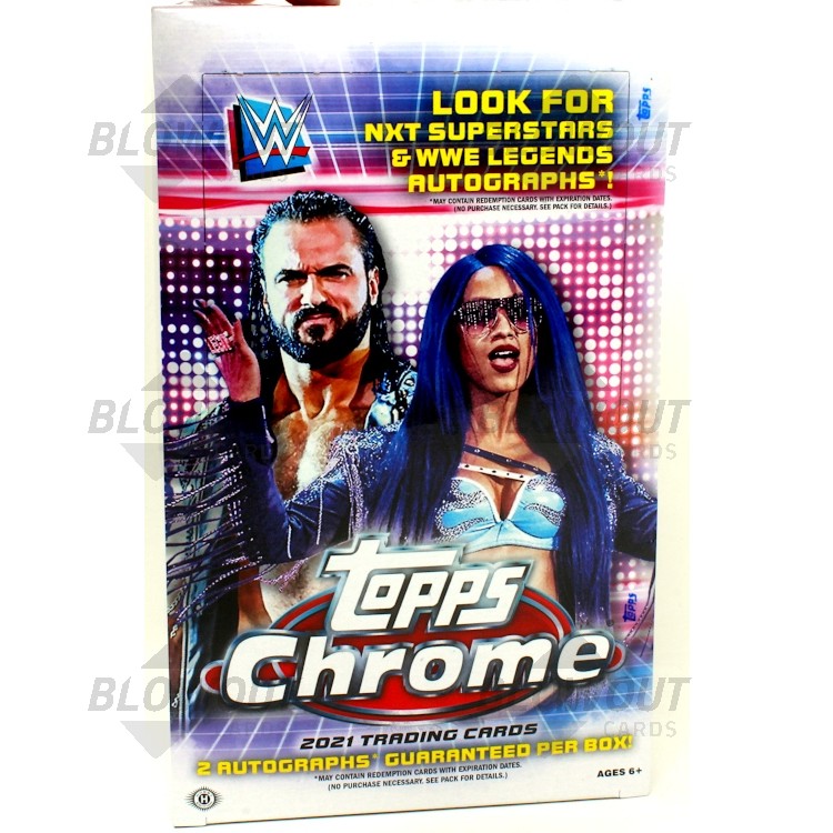 2021 Topps WWE Chrome Wrestling Hobby Box