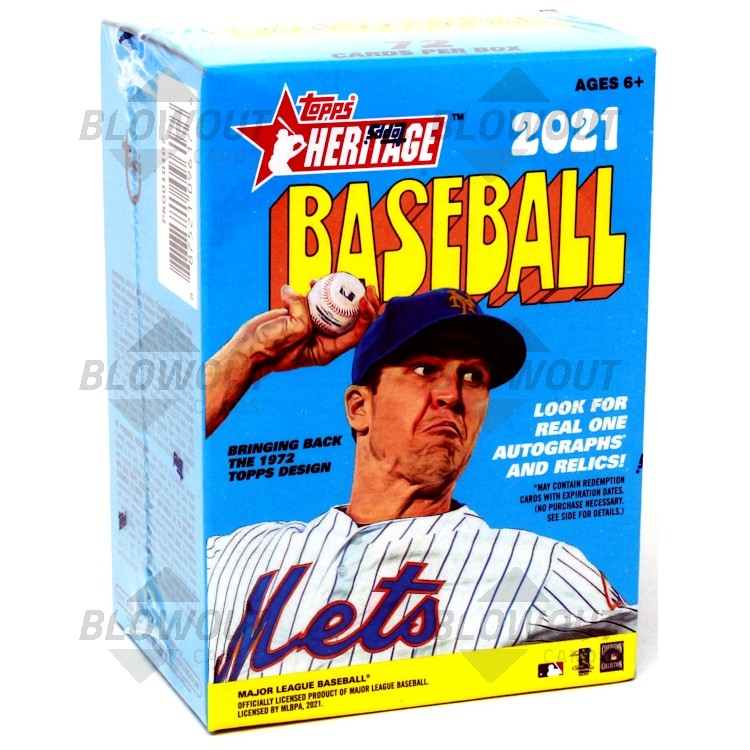 2021 Topps Heritage Baseball Blaster Box