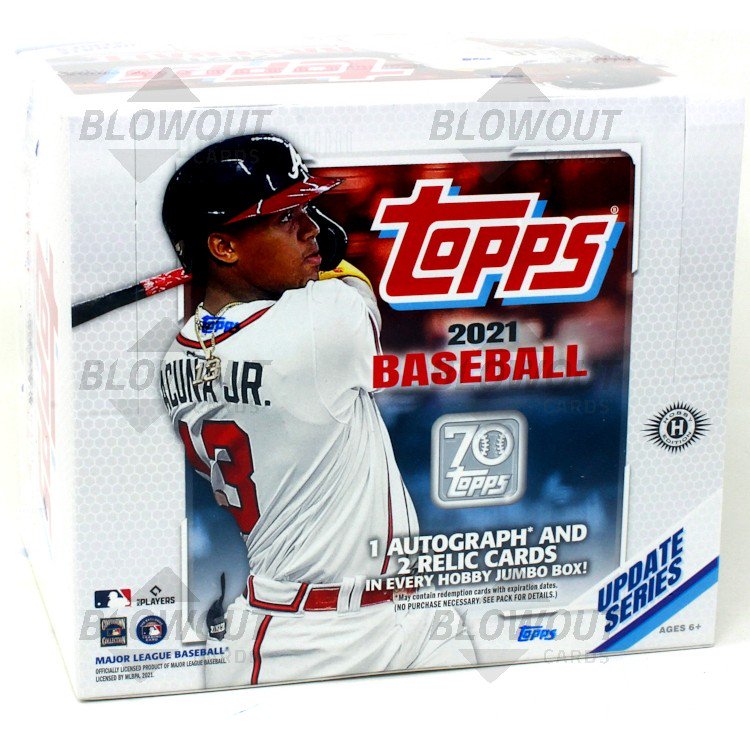 2021 Topps Update Series Baseball Jumbo Box