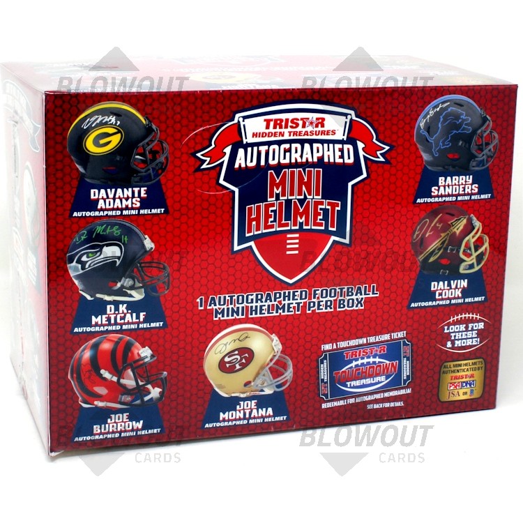 2021 Tristar H/T Football Mini Helmet Box