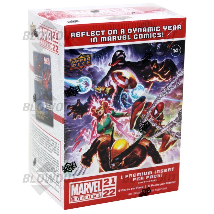 2021/22 Marvel Annual Trading Cards Blaster Box (Upper Deck)