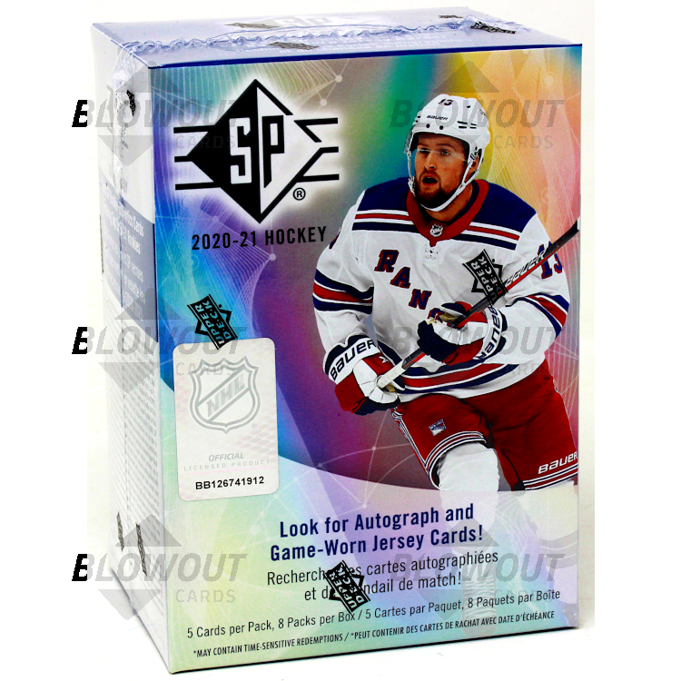 2020-21 SP Authentic Hockey Checklist, Set Info, Boxes, Odds