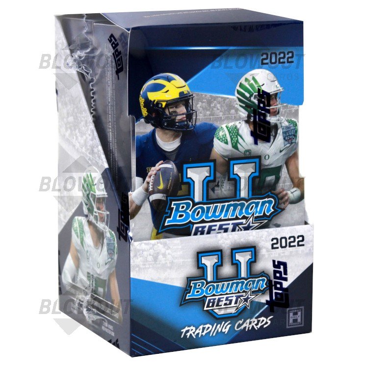 2022 Bowman's Best University Football Hobby 8 Box Case