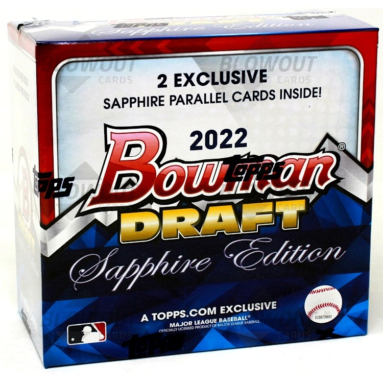 2022 Bowman Draft Baseball Sapphire Edition Box