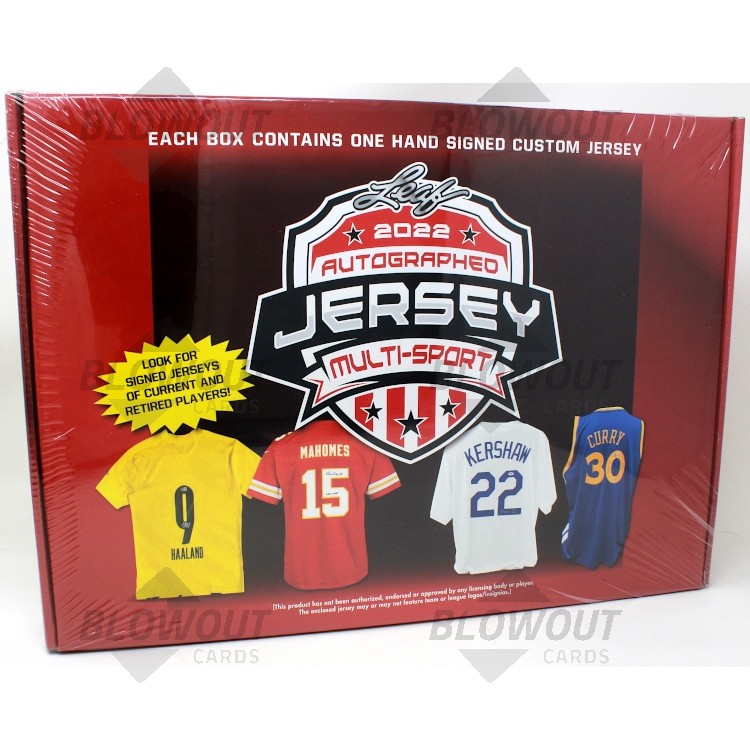2022 Leaf Autographed Jersey MultiSport Edition Box