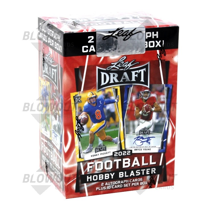2022 Leaf Draft Football Hobby Blaster 20 Box Case