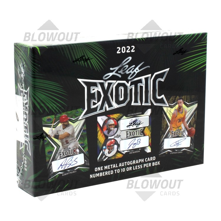 2022 Leaf Exotic MultiSport 20 Box Case