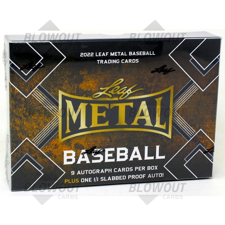 2022 Leaf Metal Draft Baseball Jumbo Box