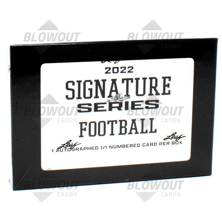2022 Leaf Signature Series Football 1/1 Auto Box