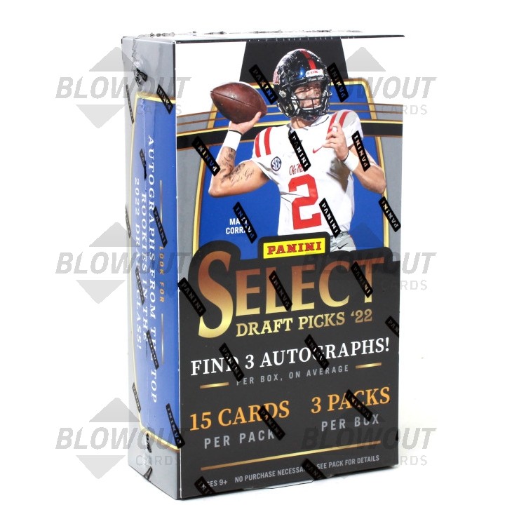 2022 Panini Select Draft Picks Football Hobby Box