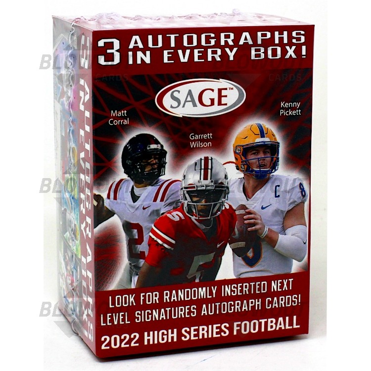 2022 Sage Hit High Series Football Blaster Box