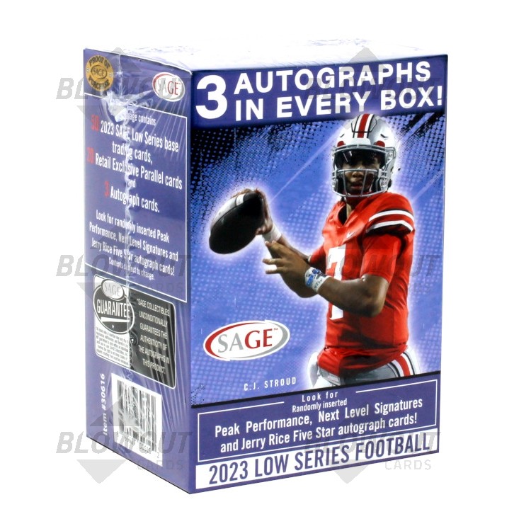 2023 Sage Hit Low Series Football Blaster Box