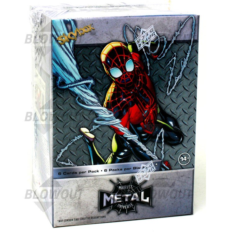 Marvel Spiderman Metal Universe Trading Cards Blaster Box (Upper Deck)