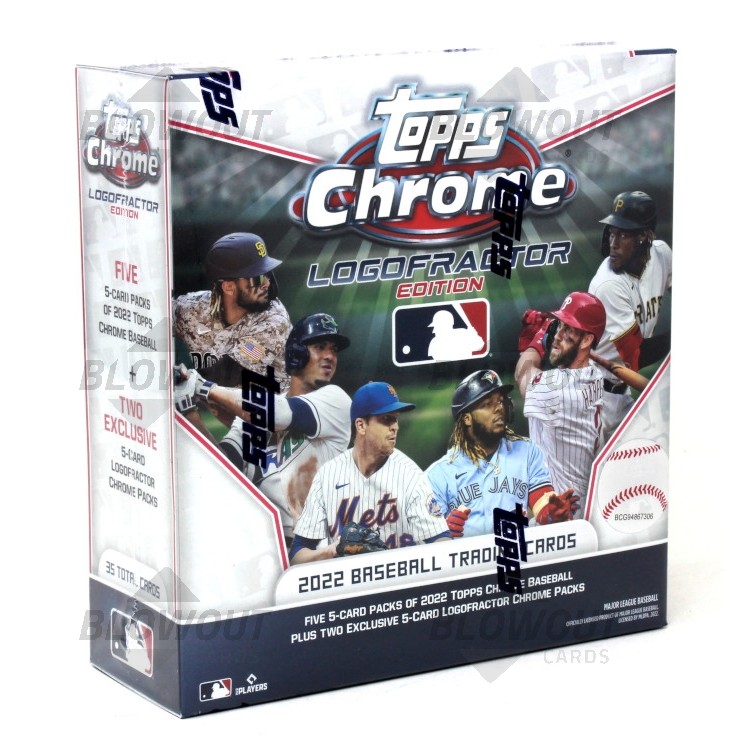 2022 Topps Chrome Baseball Logofractor Edition Box