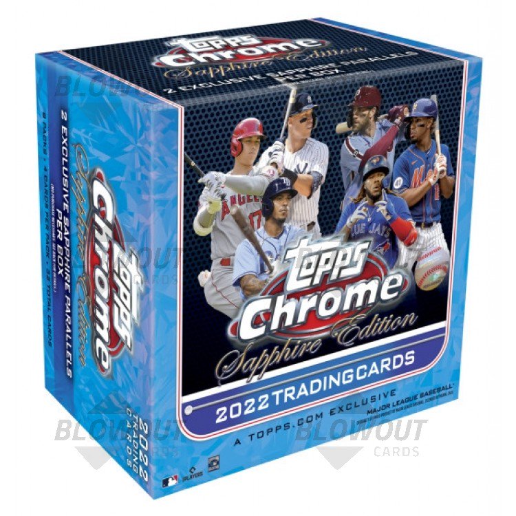 2022 Topps Chrome Sapphire Edition Baseball Box