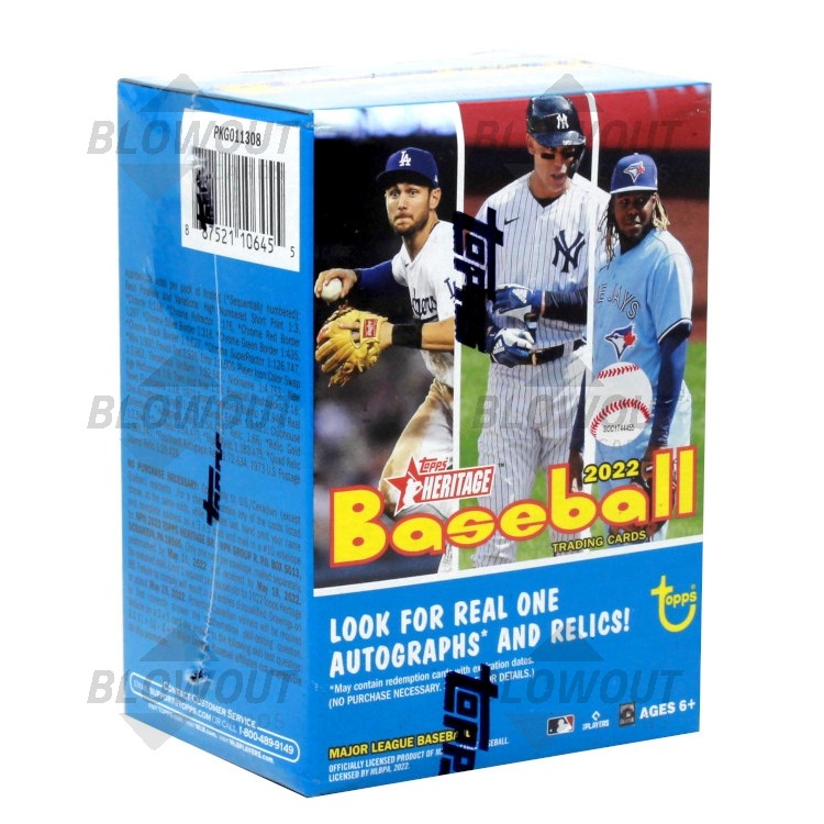 2022 Topps Heritage High Number Blaster Box - Baseball