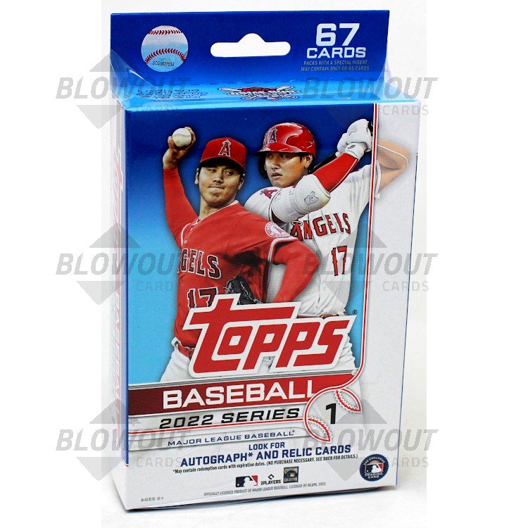 2022 Topps Series 1 Baseball Hanger Pack Box