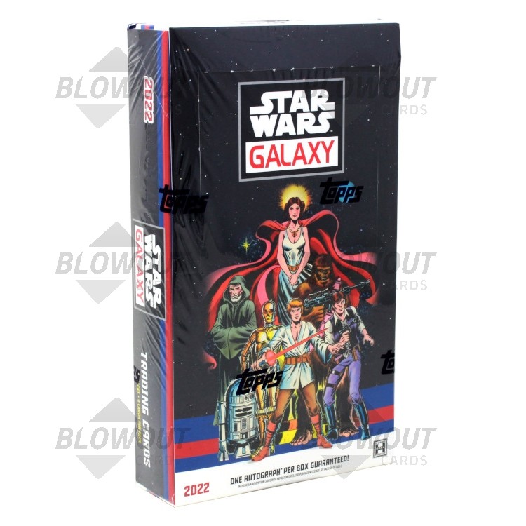 2022 Topps Star Wars Chrome Galaxy Hobby 12 Box Case