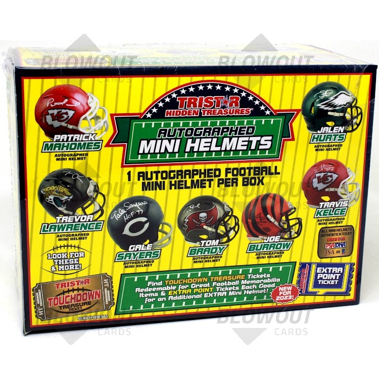 2023 Tristar Hidden Treasures Football Mini Helmet Box